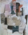 Compotier Violon Bouteille 1914 cubisme Pablo Picasso